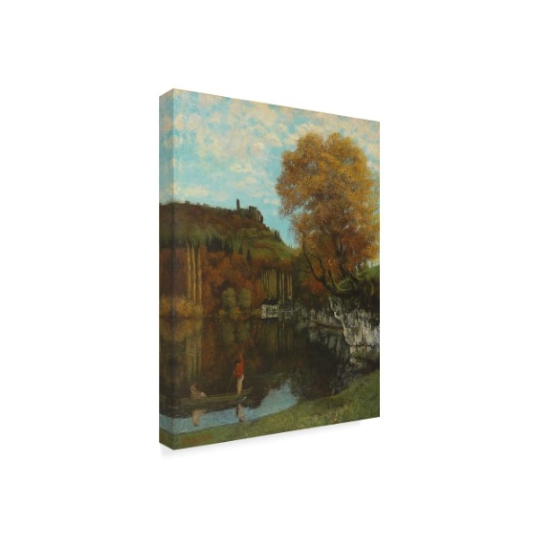 Gustave Courbet 'Le Miroir De Scey-En-Varais, 1864-68' Canvas Art,18x24